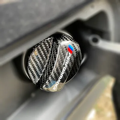 Carbon Fiber Fuel Gas Tank Filler Cap Cover For BMW E39 E92 E65 E46 F10 F25 Z4 • $26.09