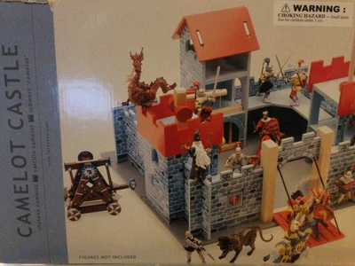 $100 • Buy Le Toy Van CAMELOT CASTLE RED Wooden Soldier Children's Toy Playset 