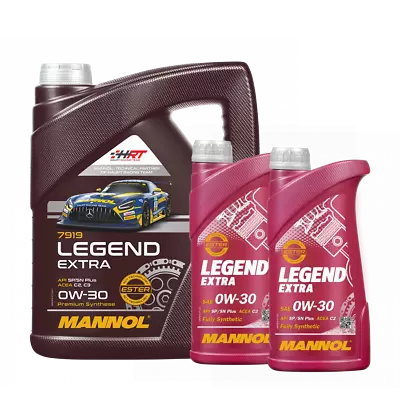 7L MANNOL 0w30 Fully Synthetic Engine Oil C2/C3 WSS-M2C950-A LL12FE MB229.51 • £35.99