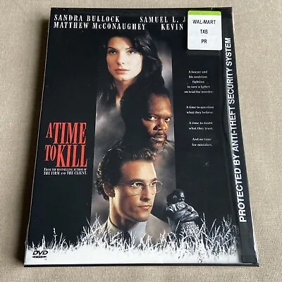 A Time To Kill (DVD 1996) Crime Thriller Matthew McConaughey Sandra Bullock NEW • $4.99