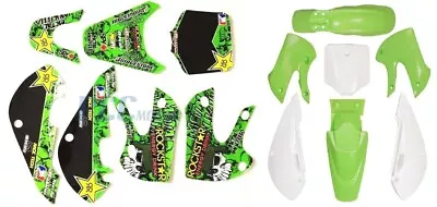 METAL MULISHA Graphics & PLASTIC KIT FOR KLX110 Pit Bike KX65 DE66+ • $69.95