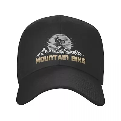 Unisex Mountain Bike Baseball Cap Adjustable MTB Biker Cyclist Biking Dad Hat • $16.99