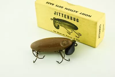 Vintage Fred Arbogast Waterwave Jitterbug Antique Fishing Lure With Box JJ57 • $40
