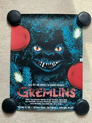 Gremlins (Joshua Budich) Spoke-Art Signed GITD Variant Print #13 Of 50 Mondo • $124.99