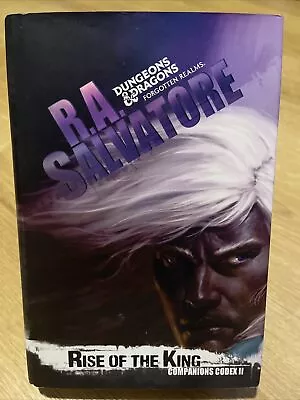 RISE OF THE KING: COMPANIONS CODEX II By R. A. Salvatore - Hardcover **** • £30