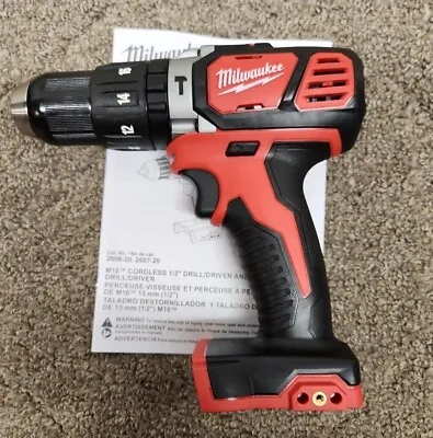 Milwaukee 2607-20 M18 Li-Ion 18 Volt 1/2  Compact Hammer Drill/Driver•New! • $78.55