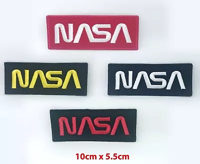 NASA Space Agency Jeans Jacket Clothes Iron On Sew On Embroidered Patch • £7.99