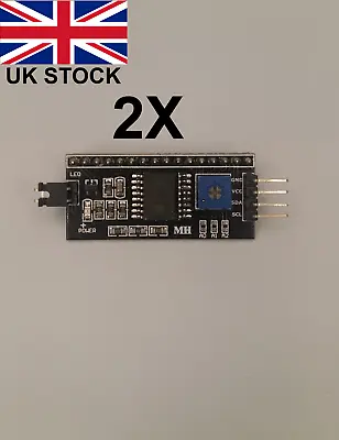 2PCS IIC I2C Serial Interface Module LCD1602/2004 Display PCF 8574 ArduinoPIC • £4.55