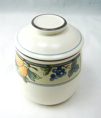 Mikasa Intaglio GARDEN HARVEST CAC29 Small Canister No Seal 5 1/4   EXCELLENT • $19
