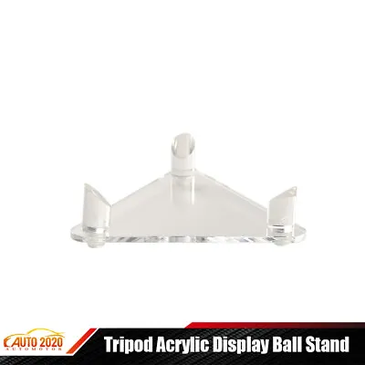 $7.59 • Buy Fit For Basketball Football Soccer Bowling US Tripod Acrylic Display Ball Stand