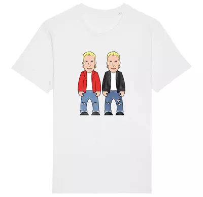 80s Pop Twins T-Shirt VIPWees Adults Kids Or Baby Inspired By Pop Music Bros • £11.99