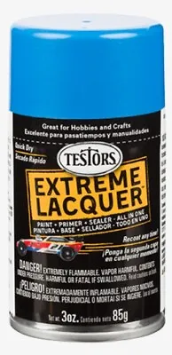 Testors Model Master Gloss ICY BLUE LACQUER Spray Paint Can 3 Oz. 1844 • $9.30