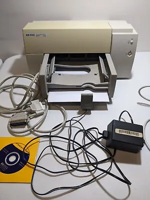 HP Deskjet 612C Printer - Tested Needs Ink Disk Cord Plugs Some Discoloration  • $115