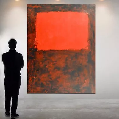 Mark Rothko Style￼ Painting ￼81” X 62”Action AbstractModern Extra Large XL • $677