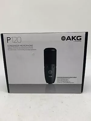 AKG Perception P120 Low-Mass Large Diaphragm Cardioid Condenser W/ Mic Stand • £89.95