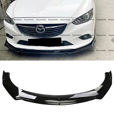 For Mazda CX-30 CX-5 CX-90 Front Bumper Lip Spoiler Splitter Glossy Black • $57