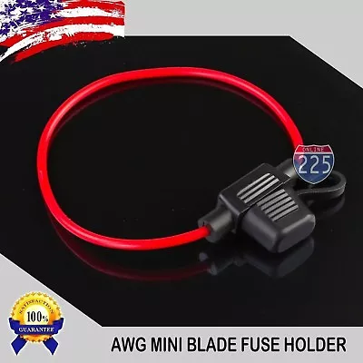 100 Pack 18 Gauge APM / ATM MINI Blade Inline Fuse Holder Car Truck Marine Boat • $78.50