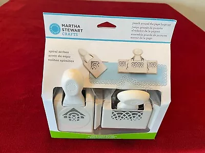 Martha Stewart Spiral Arches Punches - Punch Around The Page Large Set; New • $21.95