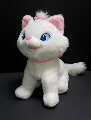 12  Disney Parks Marie The Kitten Cat Aristocats Stuffed Plush Pink Fluffy Bow • $17.94