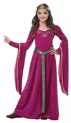 Girls Violet Medieval Princess Costume Size XS 4-6 • $21.39
