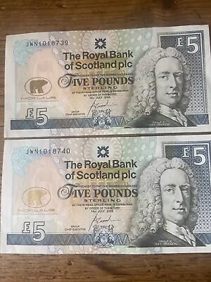 Jack Nicklaus 2x 5.00 Notes Royal Bank Of Scotland  • £150