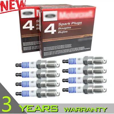 $20.78 • Buy 8Pcs SPARK PLUGS For Ford Motorcraftt 4.6L 5.4L V8 New SP493 Platinum AGSF32PM