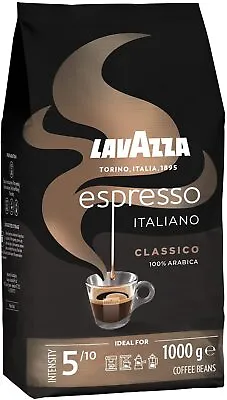 £13.49 • Buy Lavazza Espresso Italiano, 100 Percent Arabica Medium Roast Coffee Beans 1kg