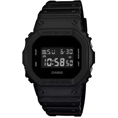 Casio Men's Digital Watch G-Shock Black Resin Strap Shock Resistant DW5600BB-1 • $70.55