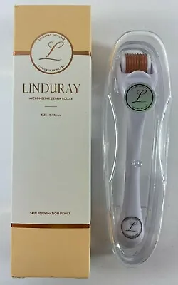 $21.30 • Buy Linduray Cosmetic Microneedle Derma Roller 0.25mm For Face Microneedling Kit NEW