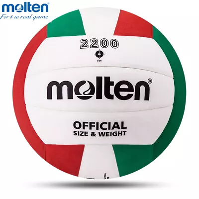 Molten Size 4 Volleyball Ball Soft Touch Indoor Outdoor Game V4C2200 • $39.68