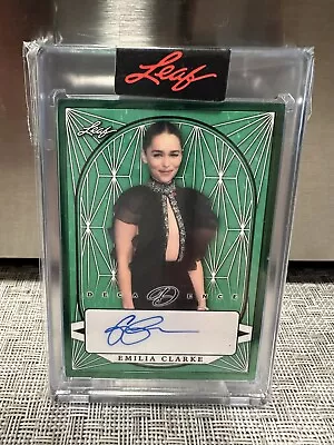 2023 Leaf Decadence Pop Century Emilia Clarke Auto 3/5 Autograph Game Of Thrones • $123.50