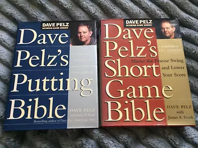Golf Books: Dave Pelz's Putting Bible & Short Game Bible.   Collection Only. • £19.83