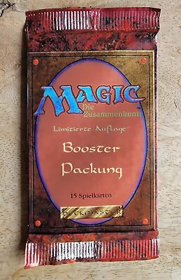 FACTORY SEALED FBB MTG/Magic German Revised Booster Pack Sea/Tundra/Island??? • $599.98