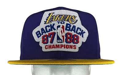 Mitchell & Ness NBA Los Angeles Lakers Hardwood Classics B2B Snapback Hat New • $24.99