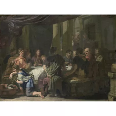 Gerard De Lairesse The Last Supper Painting Canvas Wall Art Print Poster • £13.99