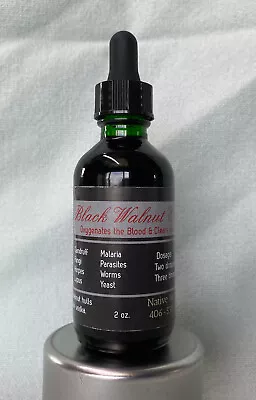 Black Walnut Hull Tincture -Skin Infections Candida Parasites IBS  2 Oz  • $24