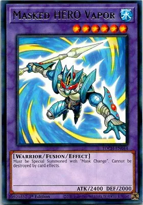 Masked HERO Vapor TOCH-EN044 Yu-Gi-Oh! Card Mint 1st Edition • $0.99