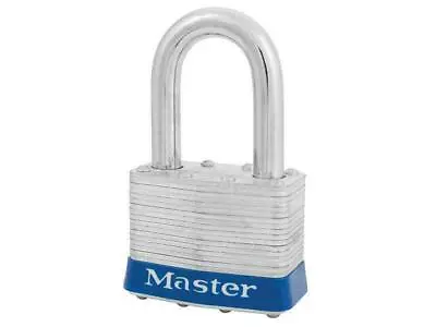 Master Lock Laminated Steel 51Mm Padlock 4-Pin - 38Mm Shackle - Keyed Alike MLK5 • £17.99