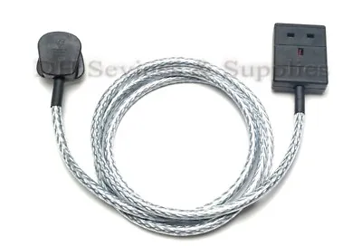 1 WAY AUDIOPHILE MAINS BLOCK 2m Mains Power Cable Shielded 1 Gang Freepost S2 • £28