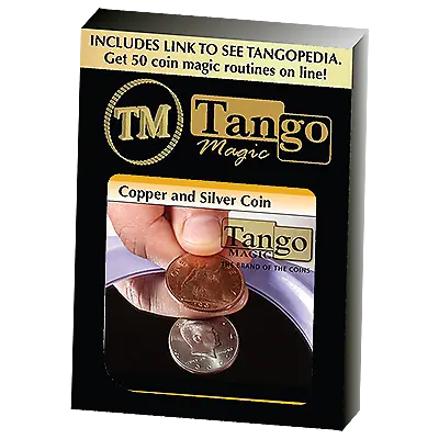 Copper Silver Coin (Half Dollar/English Penny) (D0060) By Tango - Trick • $20