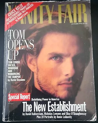 Vanity Fair Magazine Oct 1994 Tom Cruise B45:1659 • $10.36