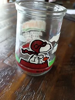 Collectible Welch’s Peanuts Snoopy Jelly Jar Glass #7 Flying Ace His Mechanic  • $7.25