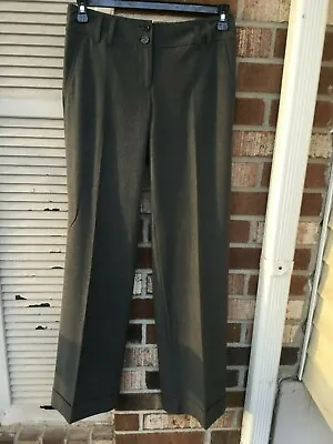 Michael Kors Millbrook Fit Womens Size 2 Gray Cuffed Trousers Dress Pants • $29.99