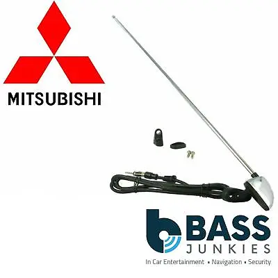 £11.95 • Buy MITSUBISHI Universal Stainless Steel Pillar Mount AM/FM Car Radio Aerial Antenna