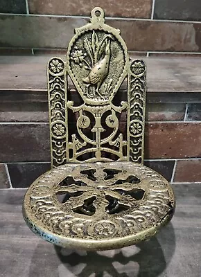 Plant Stand Cast Iron Vintage With Birds • $64