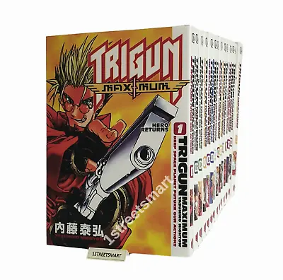 Trigun Maximum Manga Comic English Full Set Volume 1-14 (END) By Ysuhiro Nightow • $167.33