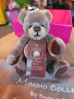 Charlie Bears Minimo Mohair Keyring Moccasin Collection Ltd Ed 516/1200 New • £30