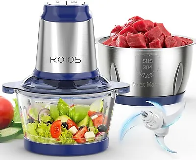 KOIOS 500W Electric Food Processor Kitchen Food Chopper Blender Stainless Steel • $39.99