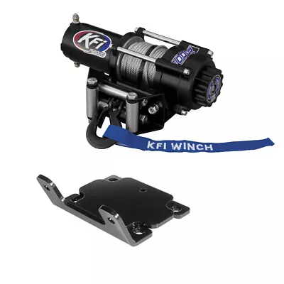 2000 Lb KFI Winch Combo Kit (M2) For 2007-2014 Yamaha Grizzly 350 2x4 4x4 • $259.95