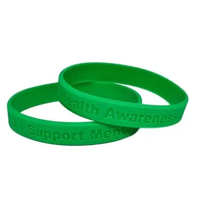 I Support Mental Health Awareness Medical Grade Silicone Bracelet • $7